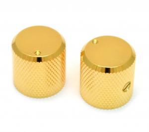 MK-3330-002 Gold Dot Barrel Knobs Guitar or Bass Indicator Dot