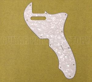 TT-6328 WD White Pearloid Pickguard for '69-'71 Tele Thinline