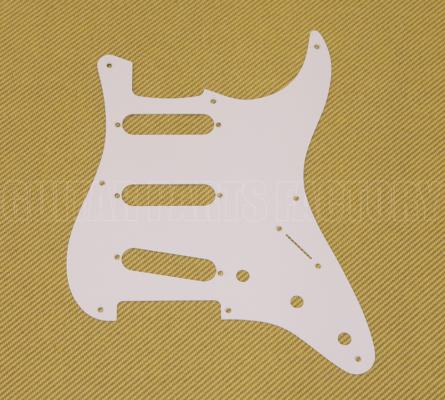 099-2017-000 Genuine Fender '57 Strat 1-Ply White Stratocaster Pickguard 0992017000