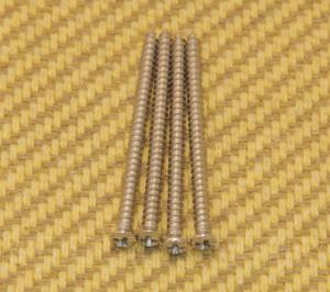 GS-3312-001 (4) Nickel Mounting Screws for Gibson P-90 Soapbar Pickup 