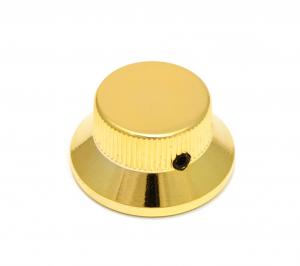 MK-0141-002 (1) Gold Finish Schaller Metal Bell Knob for Fender Stratocaster