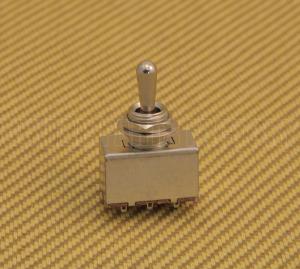 SW-BOX-N Nickel 3-Way Box Switch w/ Solid Tip for Guitar/Bass