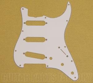 099-2018-000 Genuine Fender 3-Ply White '60s 62 Stratocaster Guitar Pickguard 0992018000