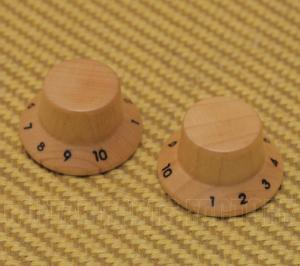 PK-KM102N (2) Maple Wood 1-10 Bell Knobs