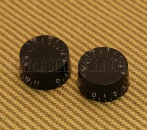 PK-0132-023 (2) Black 0-11 Speed Knobs For Gibson Guitar