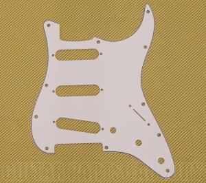 099-1360-000 Fender 3-Ply White Standard Strat Pickguard 0991360000