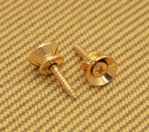 ESBF-G Gold Economy Fender Style Strap Button Set Guitar/Bass