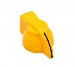 CHK-700Y (1) Yellow Chicken Head Knob for Split Shaft