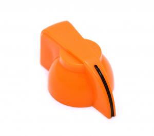 CHK-700RG (1) Orange Chicken Head Knob for Split Shaft