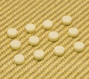 LT-CREAM-12 (12) Cream Dot Inlays 6mm Diameter Fret Markers for Guitar