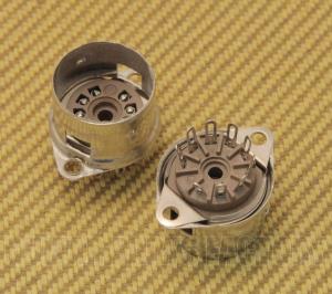 002-3606-049 (2) Genuine Fender Amplifier/Amp Preamp Tube Sockets 9 Pin 0023606049