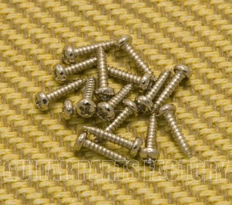 GS-3376-SN (16) Nickel Short Tuner Mounting Screws Guitar/Bass