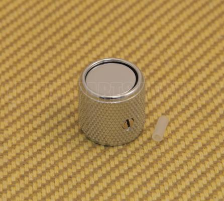 005-9272-049 Fender Chrome S-1 Precision P Tele  Bass Cap & Bottom Knob Complete 0059272049