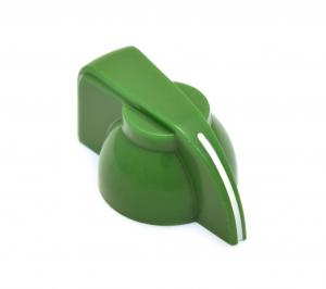 P-300G Green Chicken Head Knob for Solid Shaft