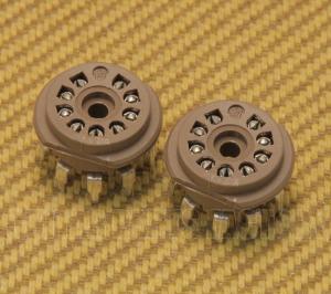 002-9167-049 Fender Amp Blues Deluxe 9 Pin PCB Mount Tube Sockets