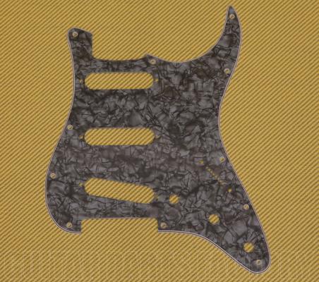 099-2141-000 Genuine Fender Black Pearl Pickguard for Fender Stratocaster Guitar 0992141000