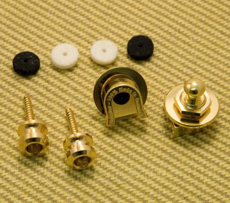 002-2043-049 Genuine Fender Gold Elite Straplocks 0022043049