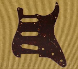 099-2142-000 Genuine Fender Standard Tortoise 4-ply Stratocaster/Strat Pickguard 0992142000