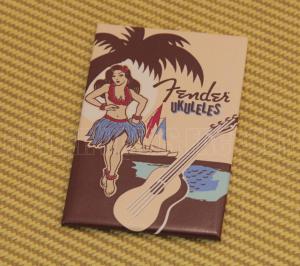 910-0322-000 Fender Ukulele Hula Girl & Waikiki Uke Magnet 9100322000