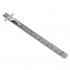 93684  6" Stainless Steel Pocket Rule Handy Ruler with inch 1/32” mm/metric Graduations