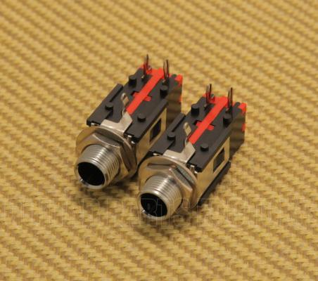 007-3909-049 (2) Fender 1/4" Amplifier Jack 3-Pin For Champion 600 0073909049