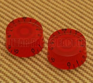 PK-MSI-RED (2) Red Metric Speed Knobs for Import Guitars