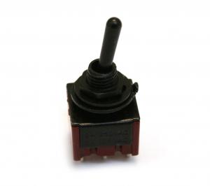 EP-4181-003 Black On-On DPDT Bat Style Mini Toggle Switch