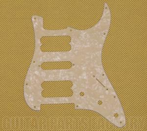 099-2230-000 Genuine Fender H-S-H White Pearloid Strat Statocaster Humbucker Pickguard 0992230000