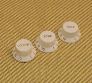 005-9266-PSET Fender Strat S1 S-1 Switching Deluxe Guitar Knob Set Parchment 0059266PSET