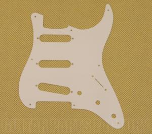 PG-0550-051 Parchment 1-ply 8-hole Pickguard  '57 Style Fender Strat