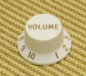 6254-VOL Fender (1) Parchment Volume Strat Knob