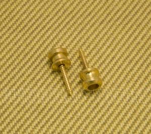 AP-0683-002 2 Gold Buttons and Screws for Schaller & Korean Made Strap Locks