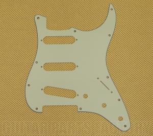 PG-0552-024 Mint 3-ply 11-hole Pickguard Standard for Fender Stratocaster/Strat