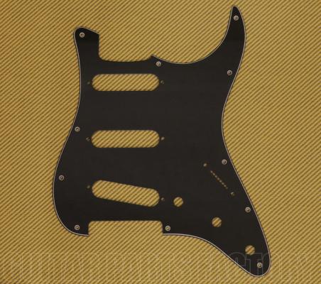 PG-0552-033 Black 3-ply 11-hole Pickguard Standard Fender Stratocaster