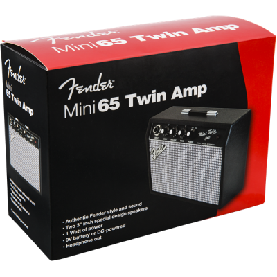 023-4812-000 Fender Mini 65 Twin Portable Guitar Amp Battery Powered 0234812000