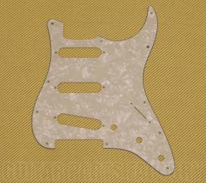 PG-0552-054 Mint Pearloid 11-hole Pickguard Standard Fender Stratocaster