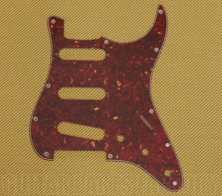 PG-0552-044 Red Tortoise Standard  Pickguard for Strat