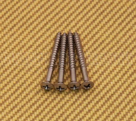 SCR-IN-C Chrome Short Neck Screws #8 x 1-1/2"