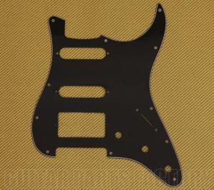 PG-0995-033 3-Ply Black S/S/H Pickguard For Standard 11-Hole Fender Strat