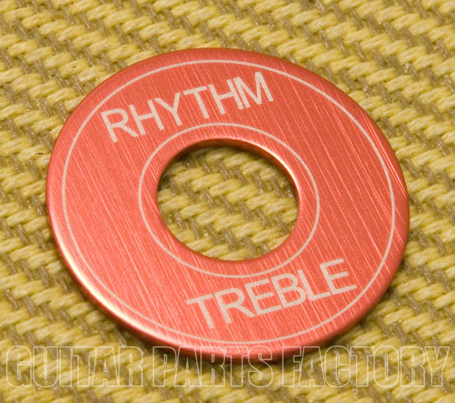 DR003AR Standard Red Aluminum Rhythm/Treble Toggle Guitar Select