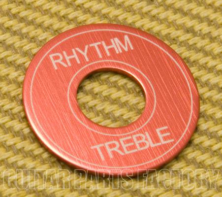 DR-003-AR Standard Red Aluminum Rhythm/Treble Toggle Guitar Select Switch Ring 
