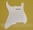 PG-0992-035 White Blank 4-Hole Outline for Stratocaster Guitar Pickguard