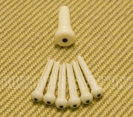 MM2304 Mighty Mite Cream Bridge Pin Set