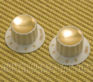 PK-3262-050 Harmony Style Gold Top Numbered Rocket Knobs Guitar/Bass 