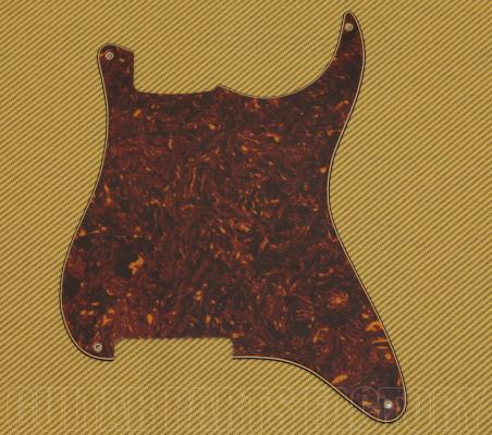 PG-0992-043 Blank Tortoise Outline Pickguard for Stratocaster Guitar 