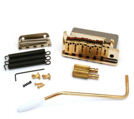 099-2050-200 Fender American Series Gold Tremolo Assembly w/Offset Saddles 0992050200