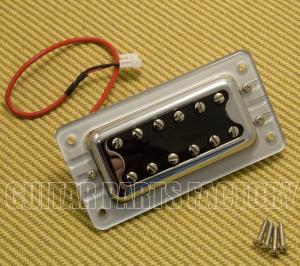 009-6644-000 Gretsch Pickup, Blacktop Filter’Tron, Neck, w/ Hardware, Chrome 0096644000