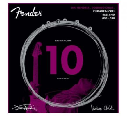 073-0150-609 Jimi Hendrix Voodoo Child Fender Electric Guitar Strings 10-38 Nickel 0730150609