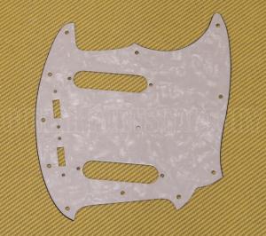 PG-0581-055 White Pearloid Pickguard for Vintage USA Fender Mustang