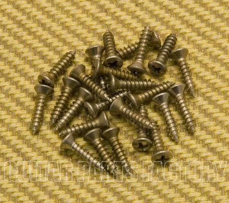 099-7208-000 24  Fender Road Worn Pickguard Control Plate Screws for Guitar or Bass 0997208000